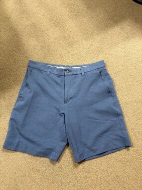 Callaway Slate Blue Flat-Front Performance Golf Shorts